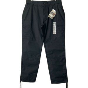 5.11 Tactical Men's Size 2XL 43.5 - 47 Ripstop 74003  Black Teflon TDU Pants